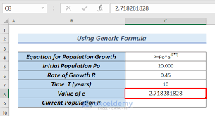 Solve Exponential Equation In Excel