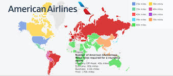 Interactive Award Map American Airlines Aadvantage March 22