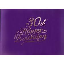 Read on for the recommendations. Guestbook 30th Birthday Female Purple Bkg30f Balloon World