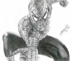 Here presented 39+ black spiderman drawing images for free to download, print or share. Realistic Sketch Spiderman Drawing