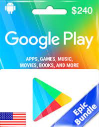 Use a google play gift card to go further in your favorite games like clash royale or pokemon go google play card is issued by google arizona llc (gaz). Cheap Google Play Usd240 Gift Card Us Epic Bundle Offgamers Online Game Store May 2021