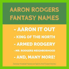 aaron rodgers fantasy football team