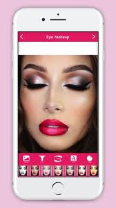 eye makeup photo editor on the app