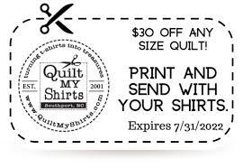Quilt My Shirts Premium T Shirt Quilts 18  Years in business