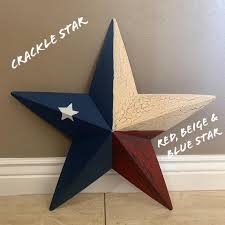 Le Style Texas Flag Star Red White