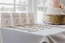 how to make a wedding seating chart in