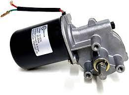Makermotor 12v Dc Reversible Electric Gear Motor 50 Rpm gambar png