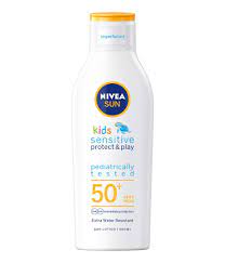 I use nivea sun protect & moisture lotion spf50 but all sunscreens that comply with the hawaii reef bill are reef friendly, so you might find that helpful, also u.s. Amazon Com Nivea Kids Protect And Sensitive Sun Lotion With Spf 50 Very High 200 Ml Beauty