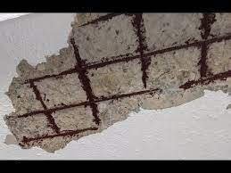 how to repair concrete ceiling tarnish