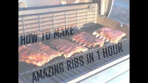 1 hour ribs on the grill how to you
