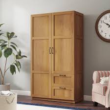 Hand made pine bedroom armoire wardrobe closet. Wardrobe Closet Armoire