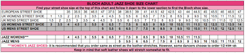 Bloch Mens Elasta Bootie Jazz Shoe S0499m
