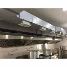 restaurant kitchen exhaust duct hood