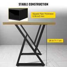 Vevor Metal Table Legs 28x18 Inch Desk