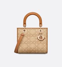 Medium Lady Dior Bag Natural Cannage Raffia | DIOR US
