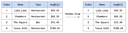 pandas drop pd dataframe drop