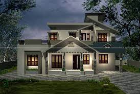 Indian Home Design Plan On A Beautiful