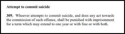Berdasarkan kanun keseksaan, cubaan bunuh diri adalah satu kesalahan jenayah. Undang Undang Malaysia Nak Penjarakan Orang Yang Cuba Bunuh Diri Tapi Apa Sebenarnya Berlaku Kemudian Soscili