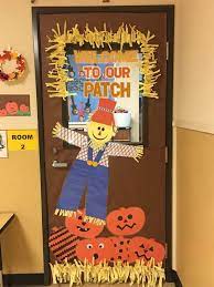 fall clroom door decoration ideas