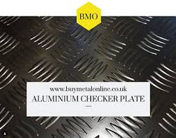 scratched aluminium checker plate floor