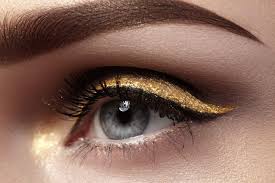 gold eyeshadow for fall bling