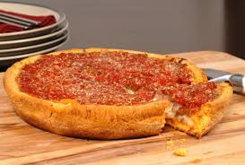 chicago style deep dish pizza