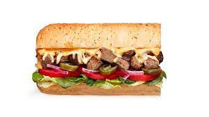 steak melt sub subway eats