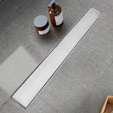 linear shower floor drain tile insert