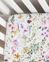 Crib Sheet Girl Wildflowers Baby