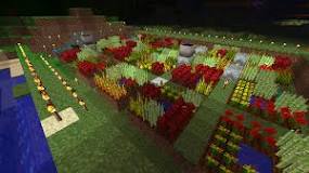 How do you cross breed a plant in Minecraft?