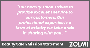 beauty salon mission statement