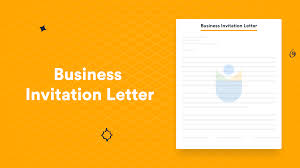 business invitation letter format