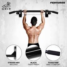 Grip Wall Mounted Pull Up Bar