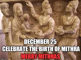 Image result for mithras born on december 25