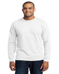 Port Company Pc55ls Long Sleeve 50 50 Cotton Poly T Shirt
