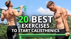 20 best exercises to start calisthenics