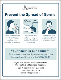 Hand sanitizer use out and about germs are everywhere! Covid 19 Resources Haliburton Kawartha Pine Ridge District Health Unit