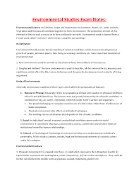 environmental stus notes pdf