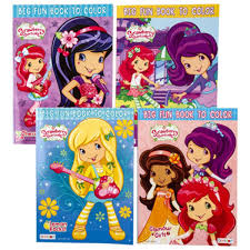 Cherry jam and butterflies coloring page. Wholesale Strawberry Shortcake Coloring Book Assorted Sku 2346850 Dollardays
