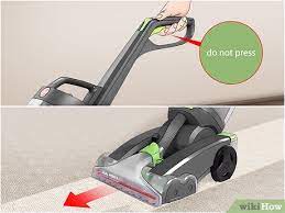 how to use a hoover carpet cleaner