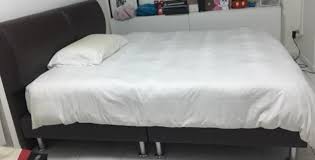 Used Queen Size Bed Frame With Legs And