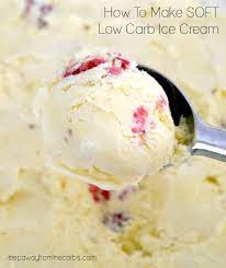 how to make soft low carb ice cream