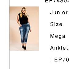 Ymi Cuff Jeans Plus Size 20