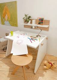Available with either a wood top or a tempered safety glass top, the table's work surface measures 42&quot;w &times; Ergonomic Desk For Young Kids Study Area Healthy Kids Room Design Ideas