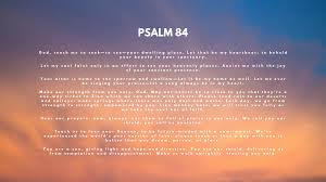 How To Pray Through A Psalm W Help From Psalm 84 Oh