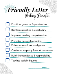 writing a friendly letter format