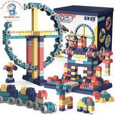 BỘ ĐỒ CHƠI LEGO 520 CHI TIẾT XẾP HÌNH LẮP GHÉP CHO BÉ TRAI BÉ GÁI TỪ 3 TUỔI  TRỞ LÊN PHÁT TRIỂN TƯ DUY NÃO BỘ - Đồ chơi xếp hình