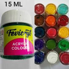 Fevicryl Acrylic Colour Packaging Size