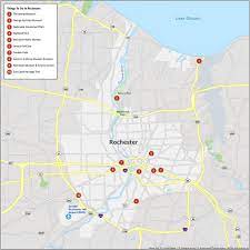 map of rochester new york gis geography