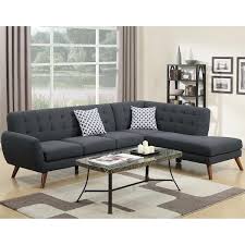 Venetian Worldwide 2 Piece Black Tufted